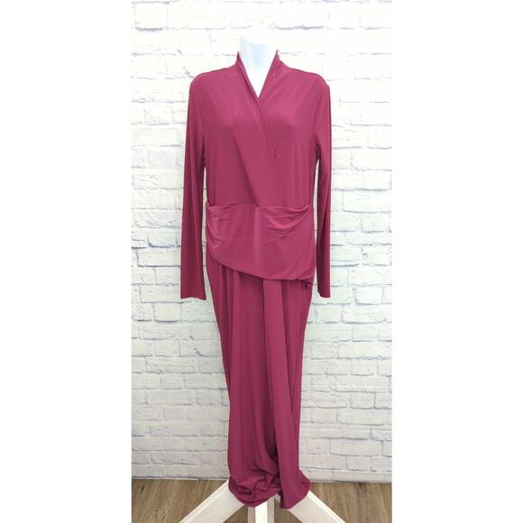 XXSMALL TALL RUMBA A518221 Attitudes by Renee Como Jersey  Waist Jumpsuit - Picture 1 of 3